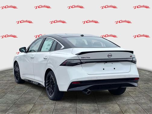 Aspen White Tricoat/Super Black 2026 Nissan Sentra SR
