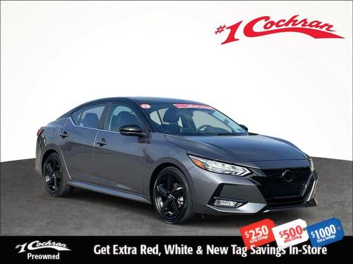 Gun Metallic/Super Black 2023 Nissan Sentra SR