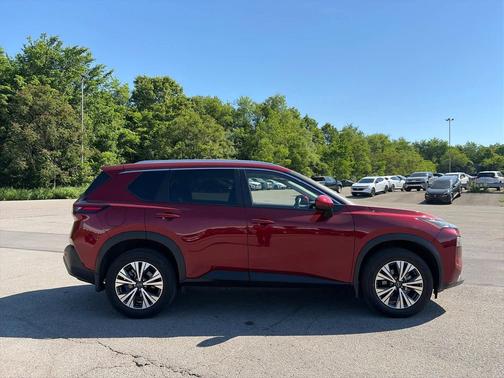 Scarlet Ember Tintcoat 2023 Nissan Rogue SV