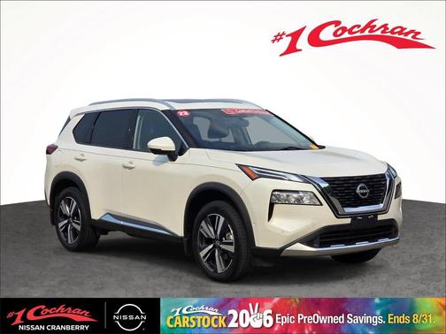 Pearl White Tricoat 2023 Nissan Rogue Platinum