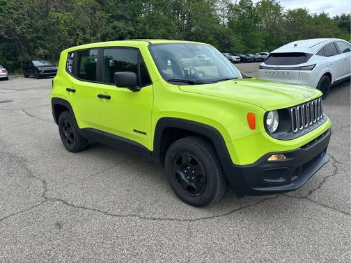 Hypergreen Clearcoat 2018 Jeep Renegade Sport