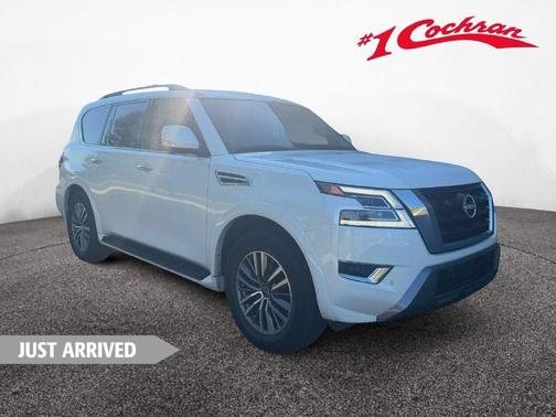 Aspen White Tricoat 2023 Nissan Armada SL 4WD