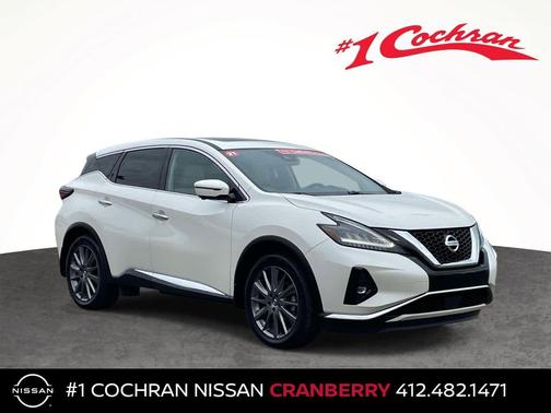 Pearl White Tricoat 2021 Nissan Murano SV Intelligent AWD