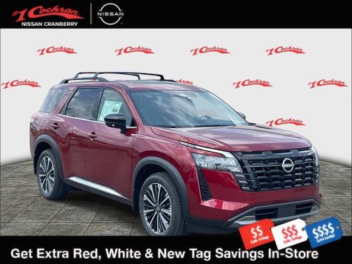 Scarlet Ember Tintcoat 2026 Nissan Pathfinder Platinum