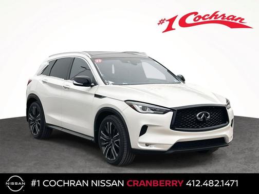 Majestic White 2022 INFINITI QX50 LUXE AWD