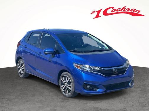 Aegean Blue Metallic 2019 Honda Fit EX
