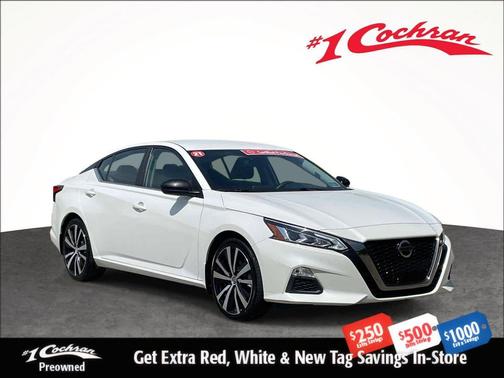 Pearl White Tricoat 2021 Nissan Altima SR FWD