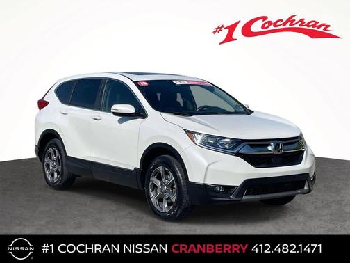 Platinum White Pearl 2019 Honda CR-V EX