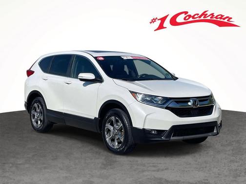 Platinum White Pearl 2019 Honda CR-V EX