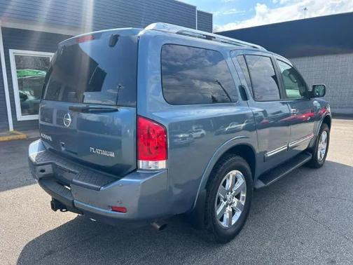 Blue 2011 Nissan Armada Platinum