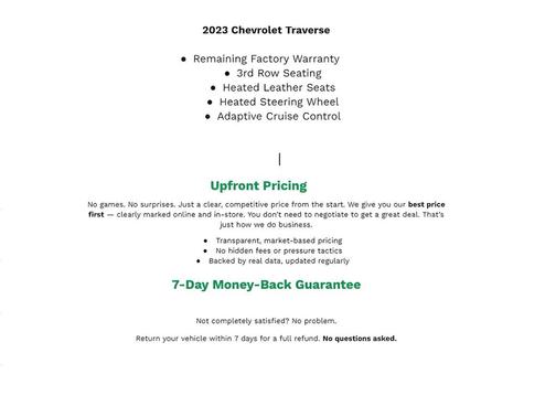 2023 Chevrolet Traverse RS