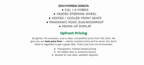 2024 Hyundai SONATA Hybrid Limited
