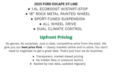 2025 Ford Escape ST-Line