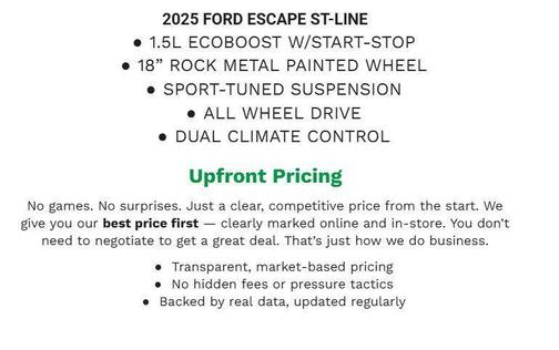 2025 Ford Escape ST-Line