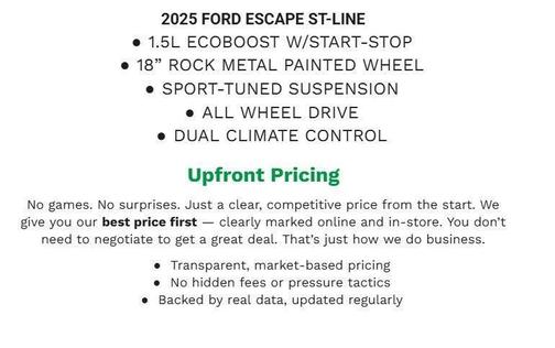 2025 Ford Escape ST-Line
