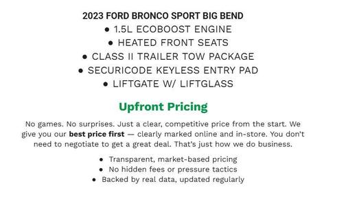 2023 Ford Bronco Sport Big Bend
