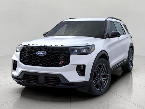 STAR WHITE MET TRI-COAT 2026 Ford Explorer ST-Line