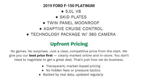 2019 Ford F-150 Platinum