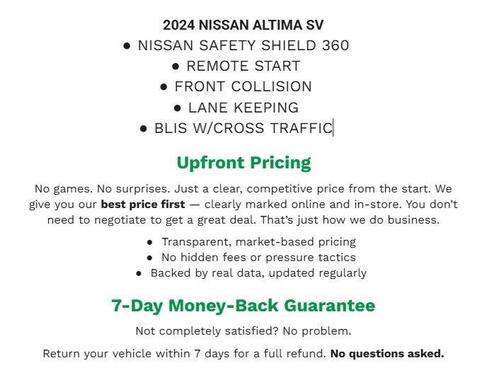 2024 Nissan Altima 2.5 SV