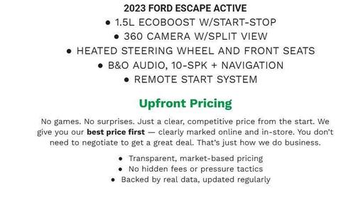 2023 Ford Escape Active