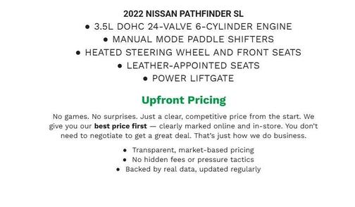 2022 Nissan Pathfinder SL 4WD