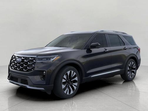 AGATE BLACK METALLIC 2026 Ford Explorer Platinum