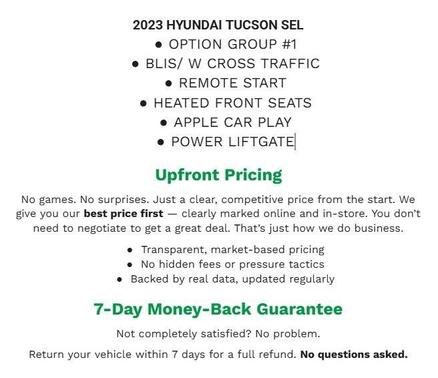 2023 Hyundai TUCSON SEL
