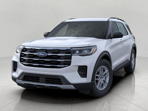 SPACE WHITE METALLIC 2026 Ford Explorer Active w/200A Pkg