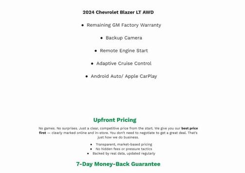 2024 Chevrolet Blazer 2LT