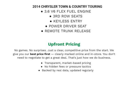 True Blue Pearlcoat 2014 Chrysler Town & Country Touring