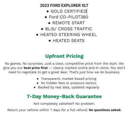 2023 Ford Explorer XLT