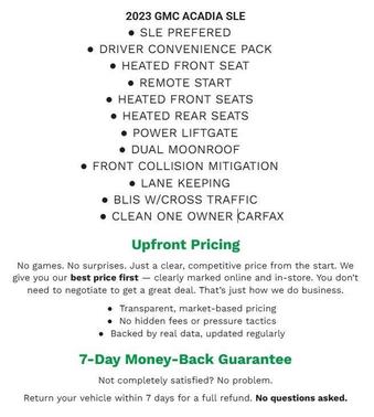 2023 GMC Acadia AWD SLE