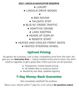 2021 Lincoln Navigator Reserve