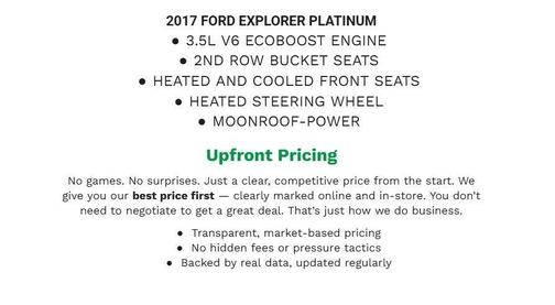 2017 Ford Explorer Platinum