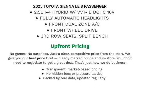 2025 Toyota Sienna LE