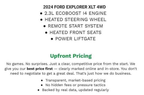 AGATE BLACK 2024 Ford Explorer XLT