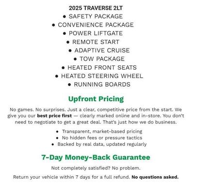 2025 Chevrolet Traverse LT