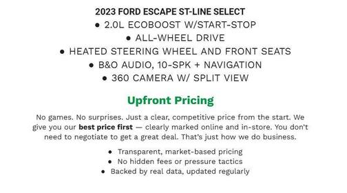 2023 Ford Escape ST-Line Select