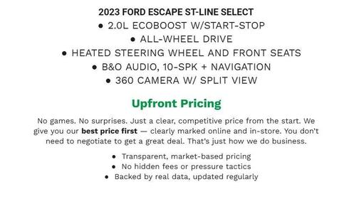 2023 Ford Escape ST-Line Select