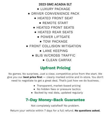 2023 GMC Acadia SLT