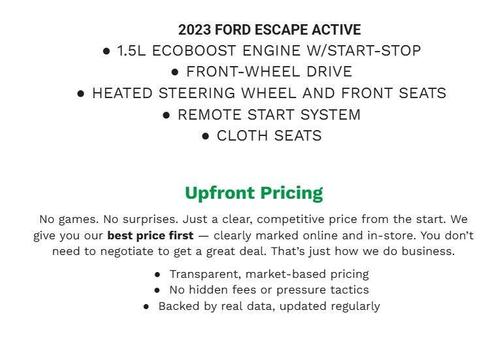 ATLAS BLUE METALLIC 2023 Ford Escape Active