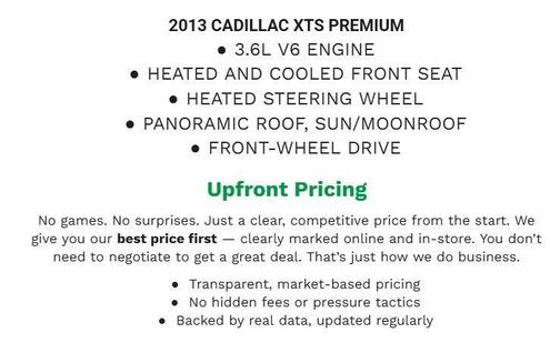 Crystal Red Tintcoat 2013 Cadillac XTS Premium