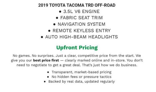 2019 Toyota Tacoma TRD Off Road