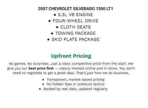 Victory Red 2007 Chevrolet Silverado 1500 LT1 Crew Cab