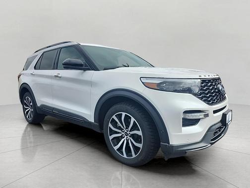 STAR WHITE MET TRI-COAT 2020 Ford Explorer ST
