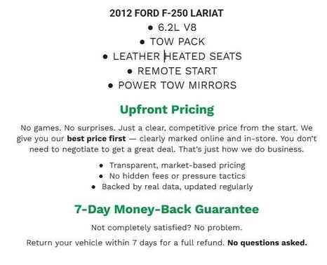 2012 Ford F-250 Lariat