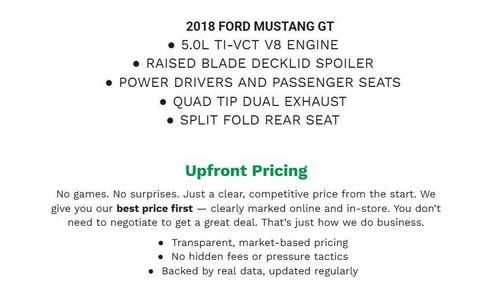 RACE RED 2018 Ford Mustang GT