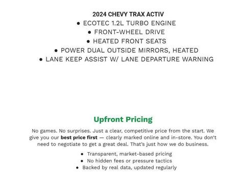 Mosaic Black Metallic 2024 Chevrolet Trax ACTIV