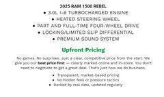 Hydro Blue Pearl 2025 RAM 1500 Rebel