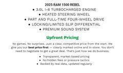Hydro Blue Pearl 2025 RAM 1500 Rebel